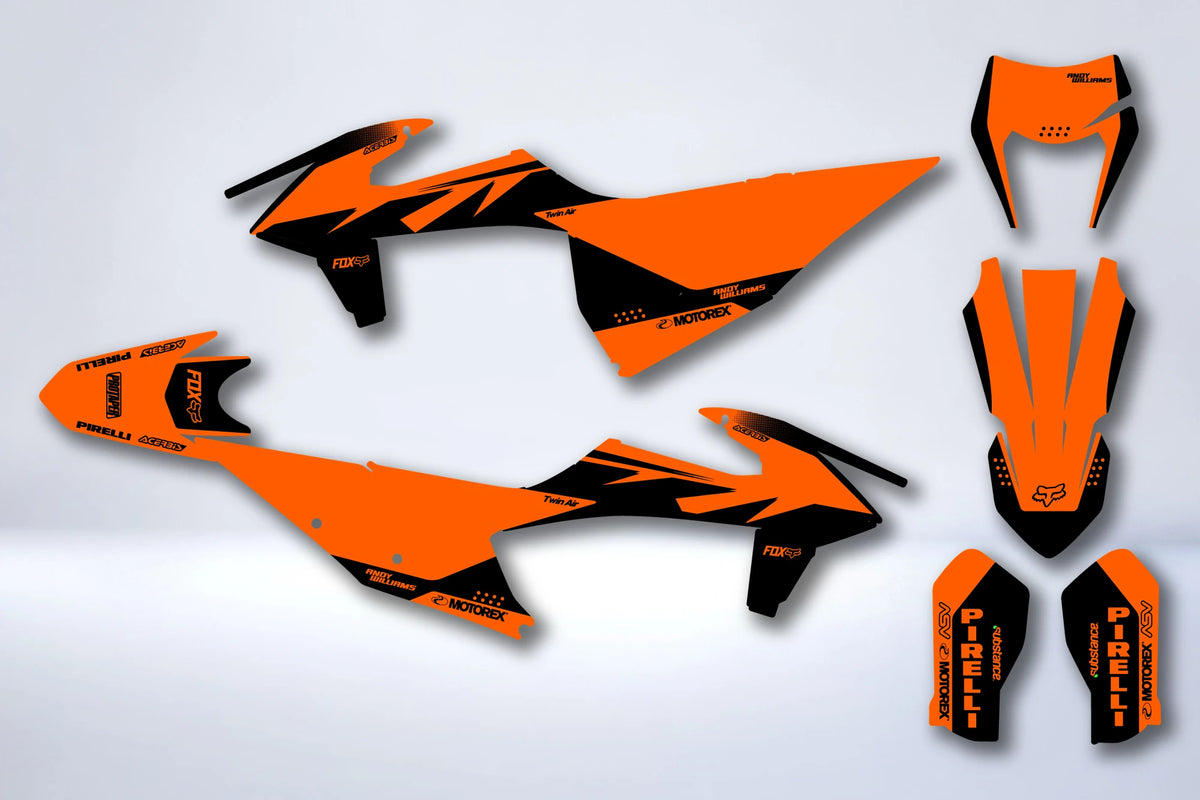 Graphics kit KTM EXC EXC-F SX SX-F 2019-2023 - VALDRIX