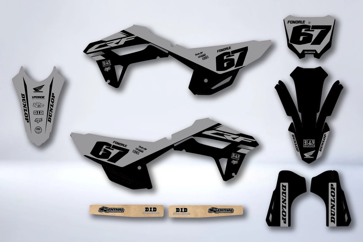 Kit de adhesivos HONDA CRF 250 2022-2024 & CRF 450 2021-2024 - SYLGAR