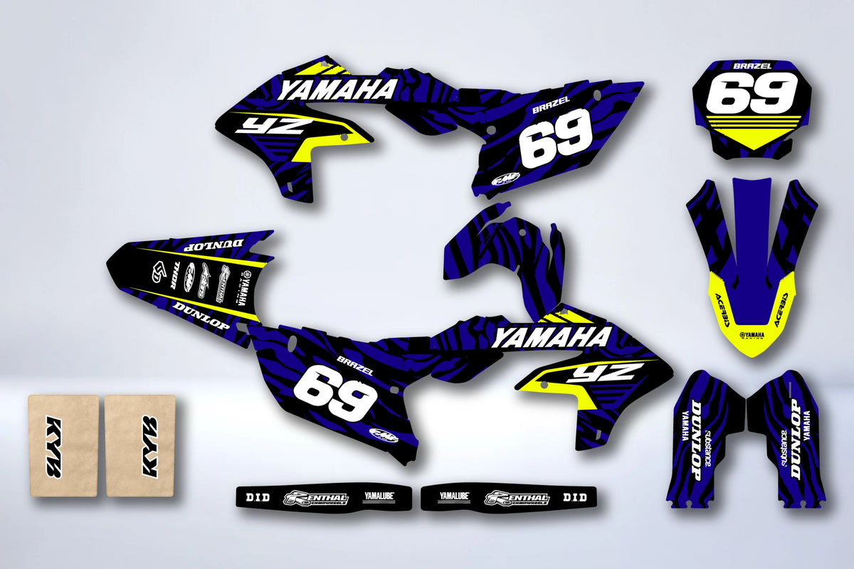 Kit grafiche Yamaha YZF 250 2024-2025 & YZF 450 2023-2025 - PYRXAR