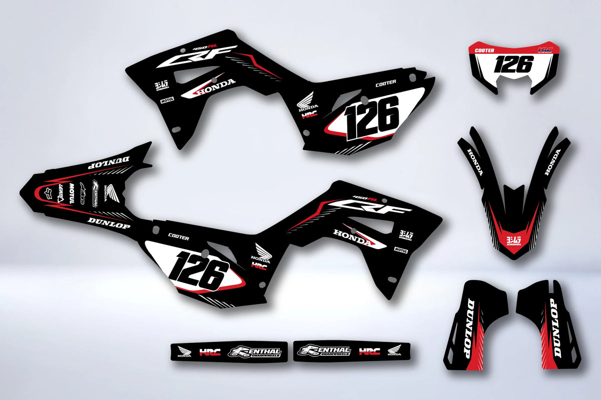 Kit autocolantes HONDA CRF 450 L / RL 2019-2026 - HELQUOR
