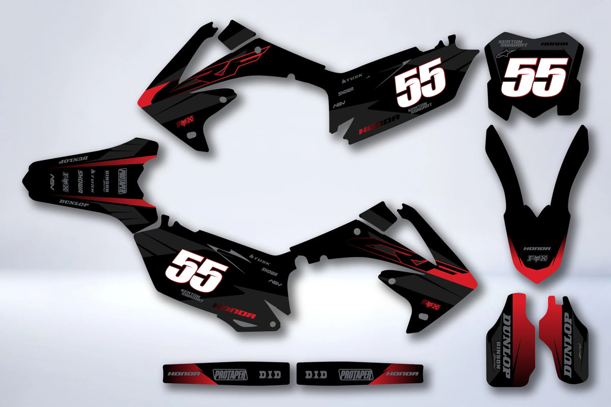 Kit Déco HONDA CRF 250-450 (2009-2012) - GLASAR