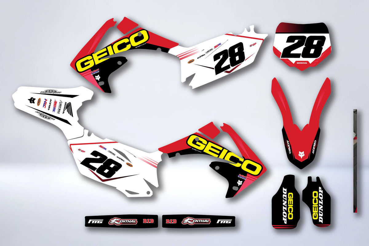 Graphics kit HONDA CRF 250-450 (2009-2012) - WARTON