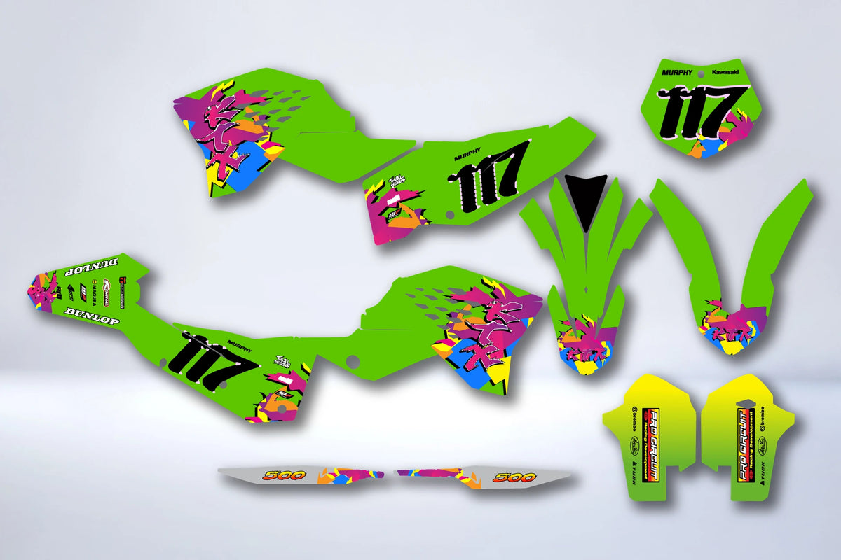 Graphics kit KTM EXC EXC-F SX SX-F 2007-2011 - HORDRIX