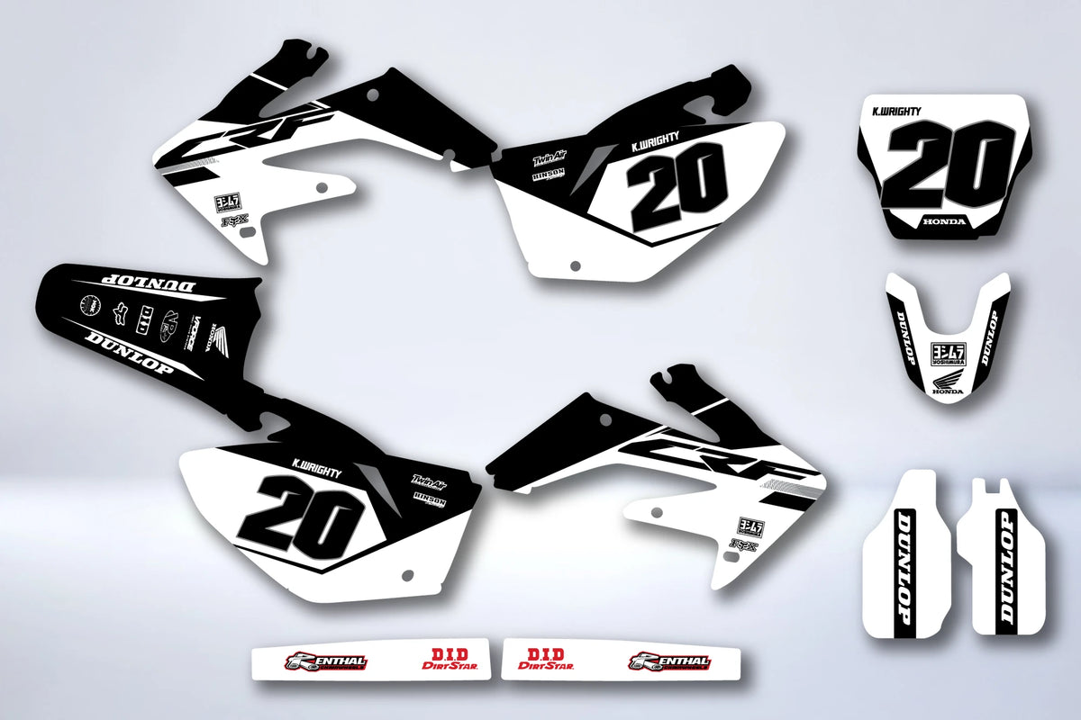 Kit de adhesivos HONDA CRF 250 2004-2009 - AXOHIX