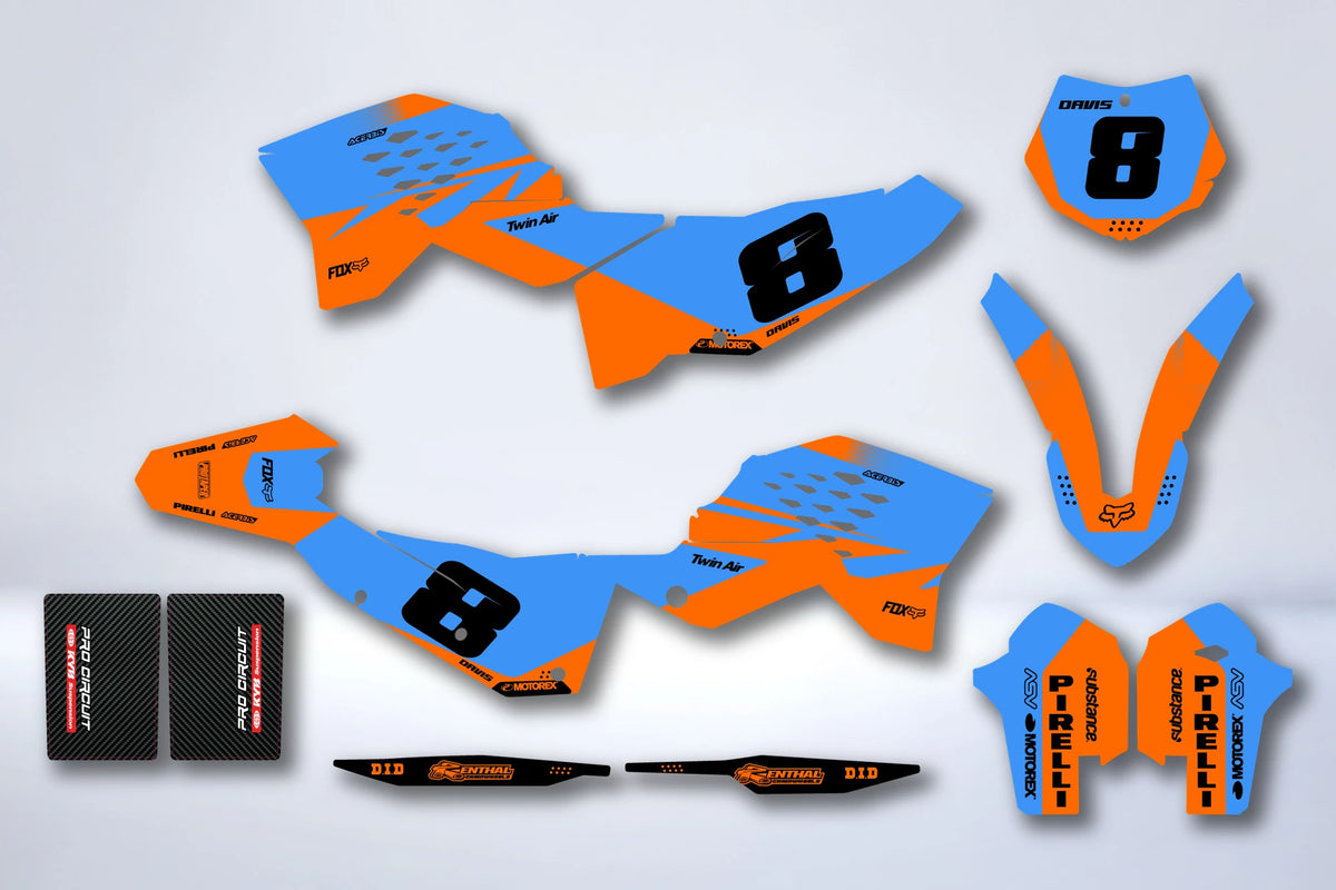 Graphics kit KTM EXC EXC-F SX SX-F 2007-2011 - TARDRIX