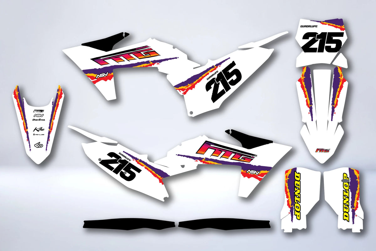 Kit Déco KTM EXC EXC-F SX SX-F 2023-2025 - WYRZEN
