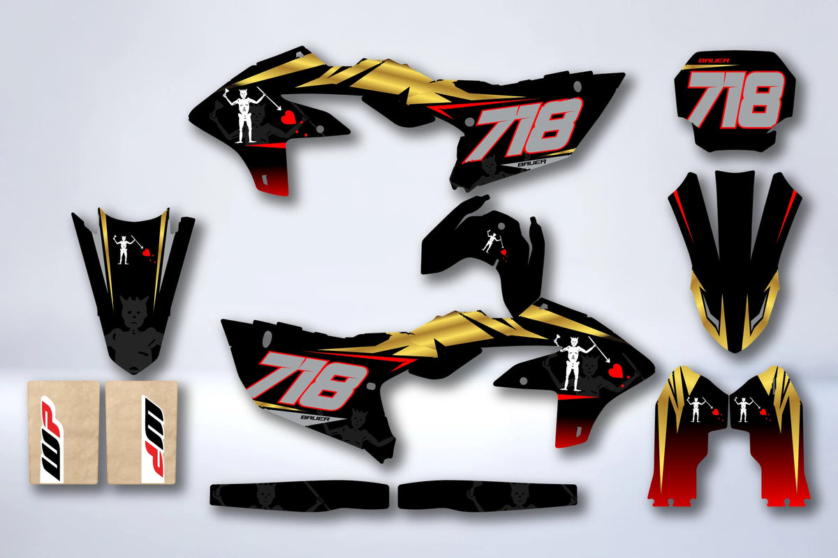 Kit Déco Yamaha YZF 250 2024-2025 & YZF 450 2023-2025 - JORZIX