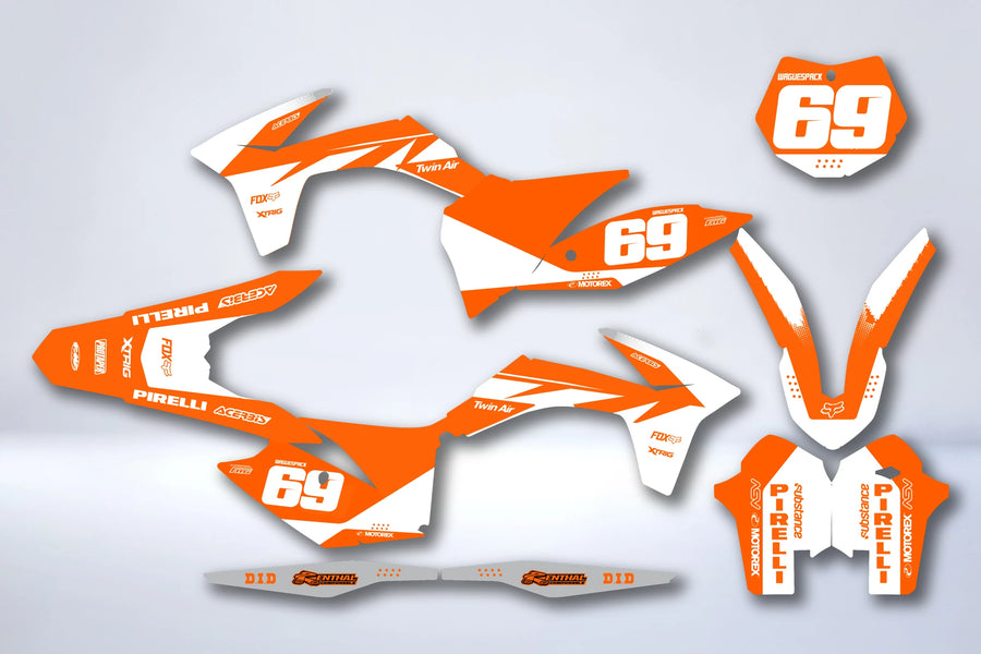Kit déco KTM EXC EXC-F SX SX-F 2011-2013 ROKXIS