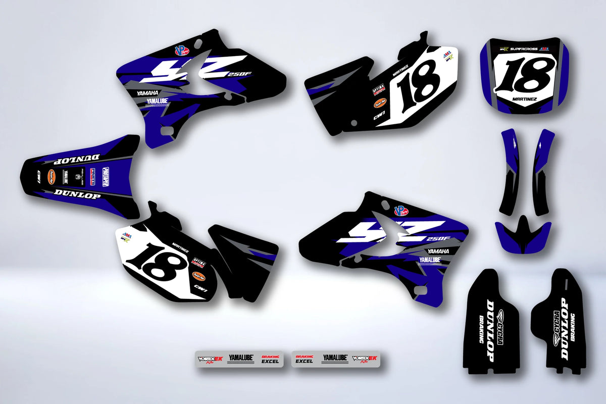 Graphics kit YAMAHA YZF 250-450 2003-2005 - GLATAN