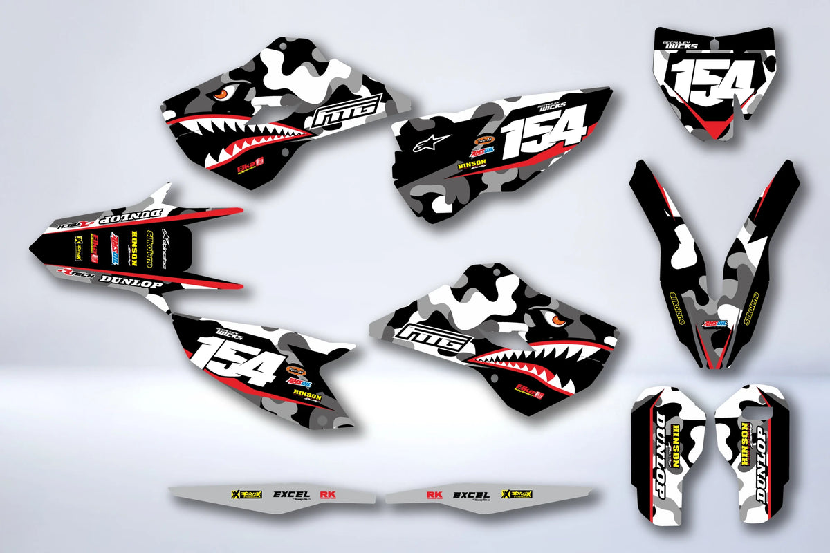 Kit grafiche HUSQVARNA FE / FC / TE / TC 2014-2016 - JORXON