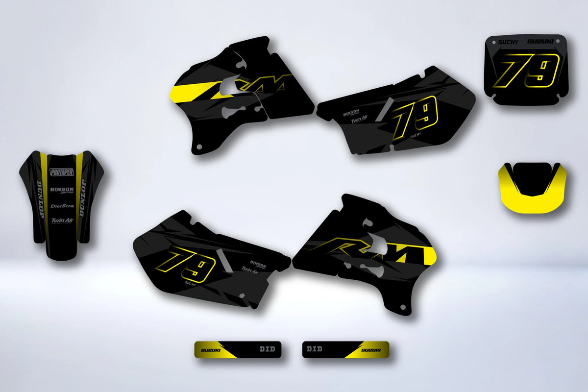 Kit de adhesivos SUZUKI RM 125-250 1996-1998 - TOPAZE
