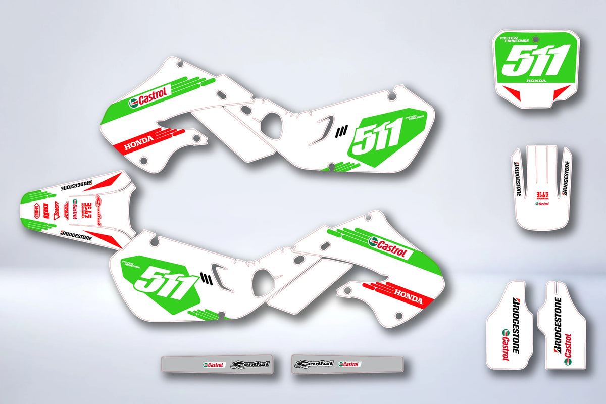 Kit de adhesivos HONDA CR 125-250 1997-1999 - TYRPEX