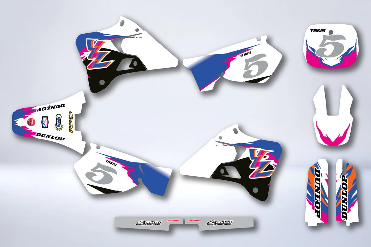 Graphics kit YAMAHA YZ 125-250 1996-2001 - SOLNYX