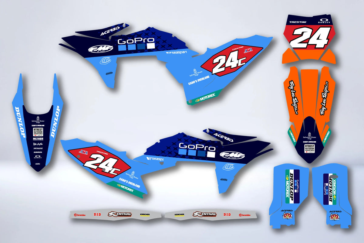 Graphics kit KTM EXC EXC-F SX SX-F 2025-2026 - CYGDRIX