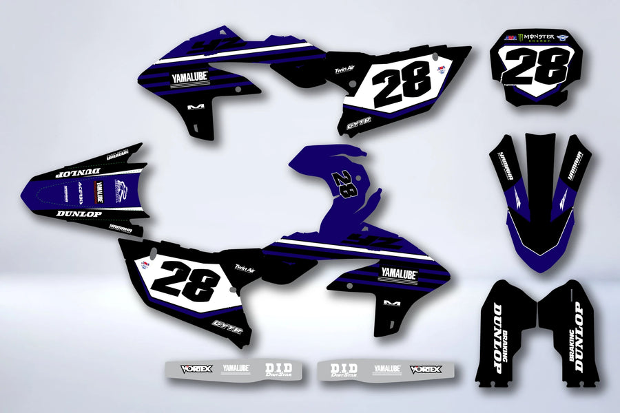 Kit déco Yamaha YZF 250 2024-2025 & YZF 450 2023-2025 FERDAX