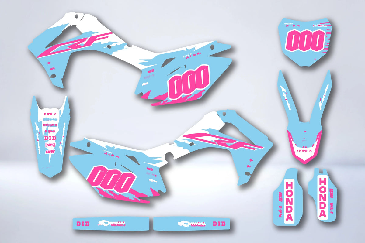 Graphics kit HONDA CRF 250-450 2013-2016 - ZAKTON