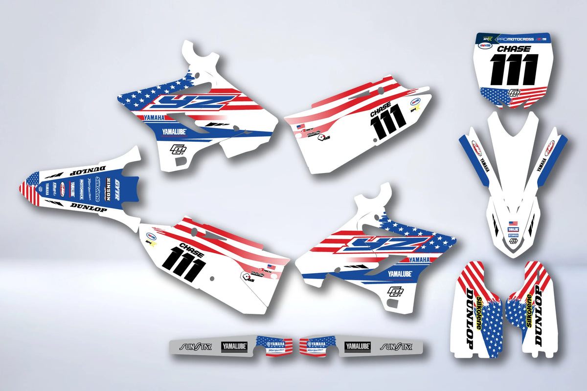 Kit de adhesivos YAMAHA YZ 125-250 2015-2021 - CYGXIS
