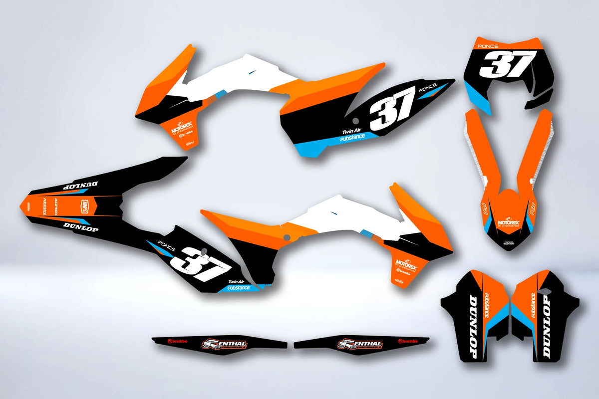 Graphics kit KTM EXC EXC-F SX SX-F 2013-2016 - KALRON