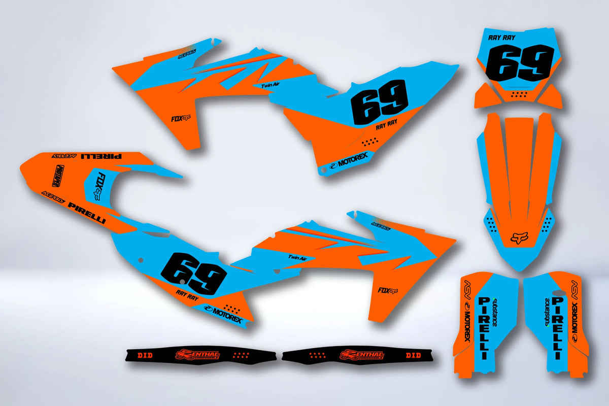 Dekor-Kit KTM EXC EXC-F SX SX-F 2023-2025 - NEXTAN