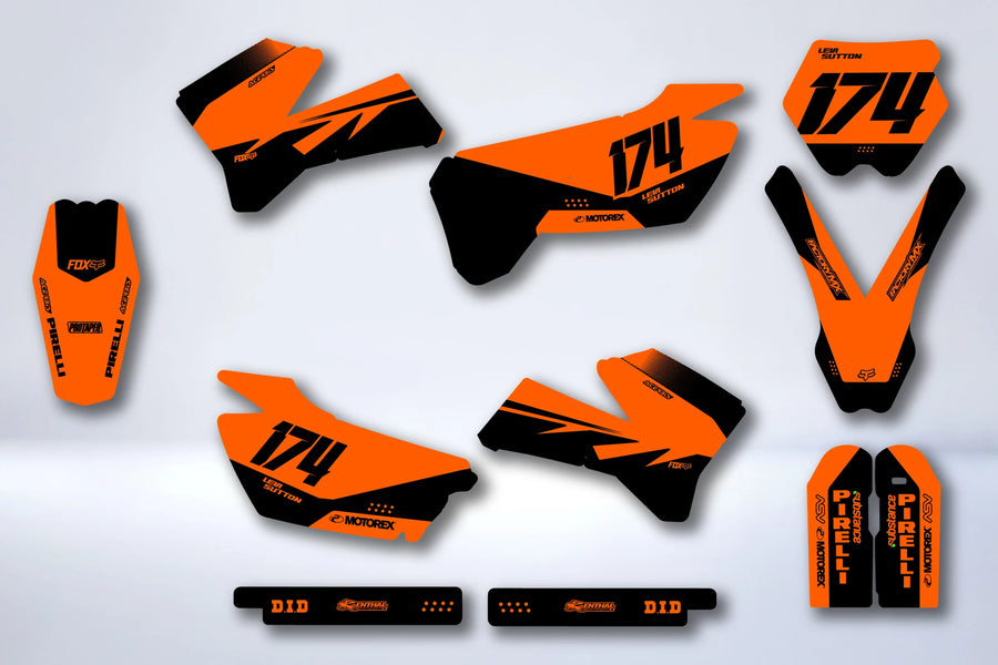 Kit déco KTM EXC SX 2001-2007 GORXAR