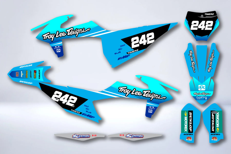 Kit déco KTM EXC EXC-F SX SX-F 2019-2023 DRADRIX