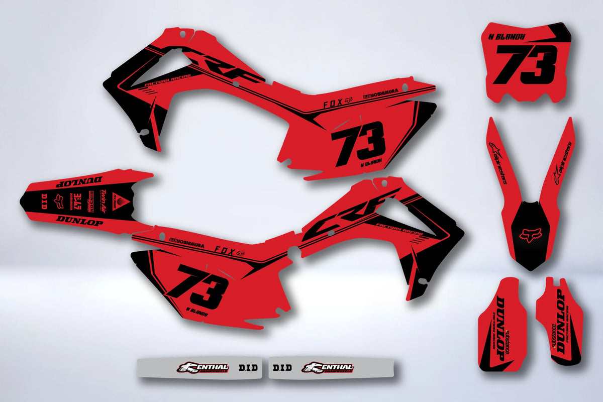 Graphics kit HONDA CRF 250 F 2019-2025 - CALTHOR