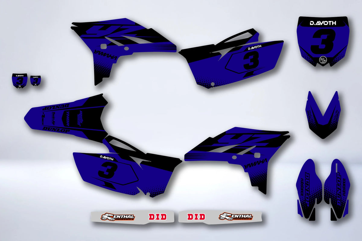 Dekor-Kit YAMAHA YZF 250 2010-2013 - JAXDRIX