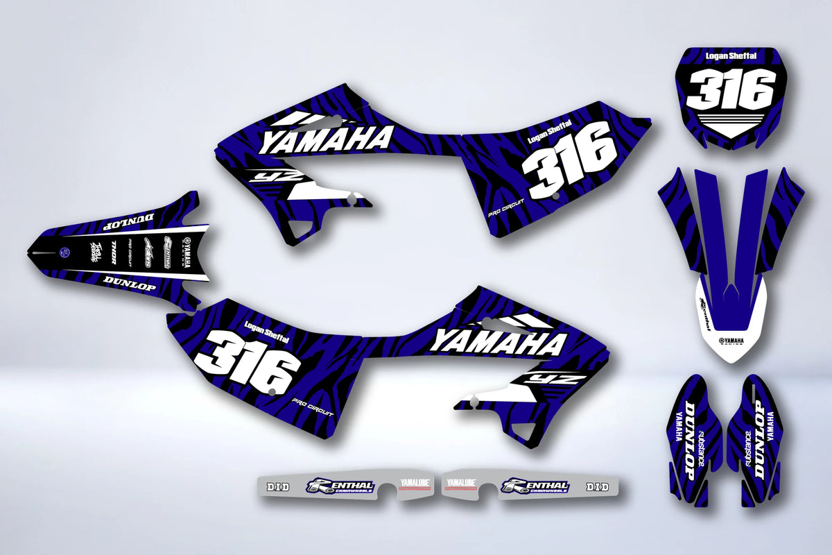 Kit grafiche Yamaha YZ 125/250 2022-2026 - LYRZEN