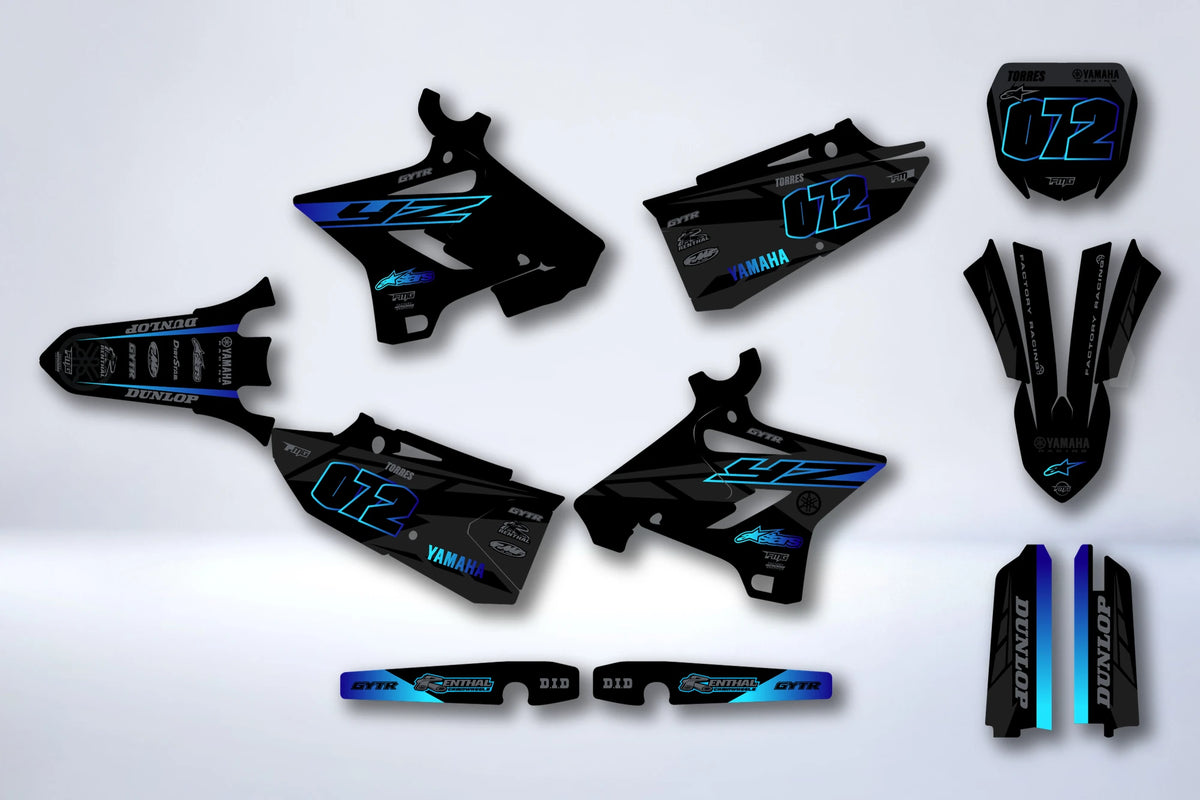 Kit de adhesivos YAMAHA YZ 125-250 2015-2021 - VALMOS