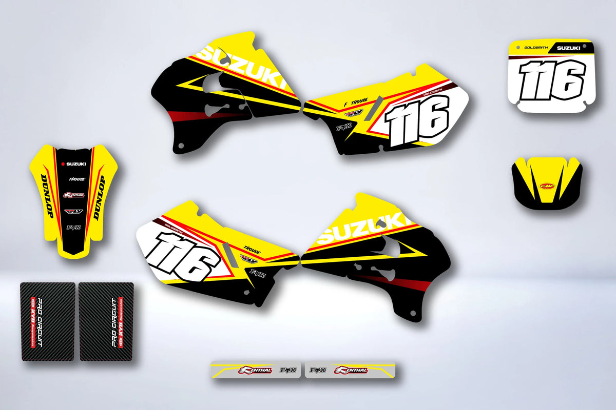 Dekor-Kit SUZUKI RM 125-250 1996-1998 - MIMOSA