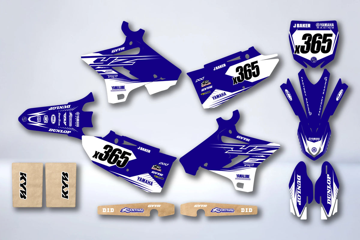 Kit de adhesivos YAMAHA YZ 125-250 2015-2021 - SABZEN