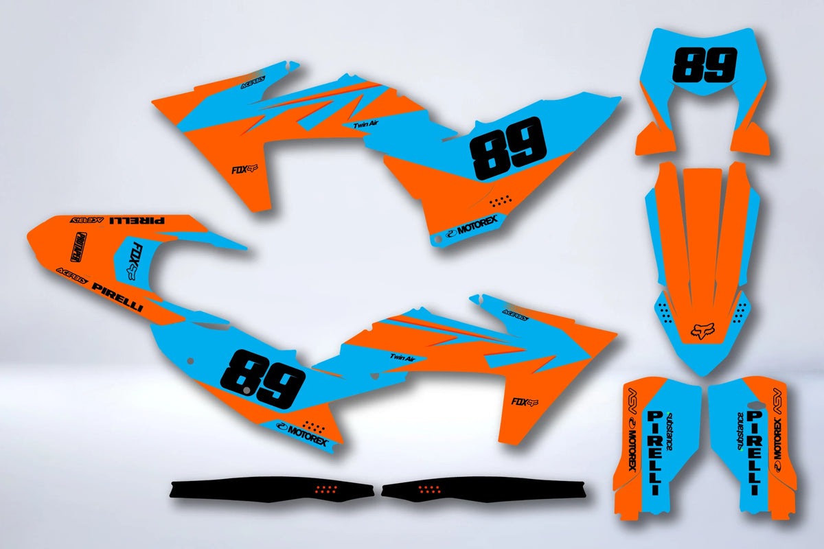 Kit grafiche KTM EXC EXC-F SX SX-F 2023-2025 - SKOSYN