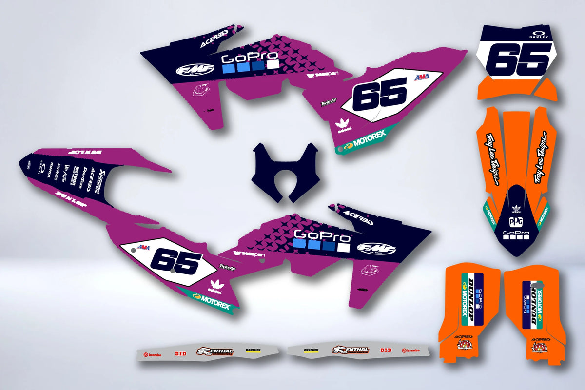Kit Déco KTM EXC EXC-F SX SX-F 2023-2025 - LOKSAR