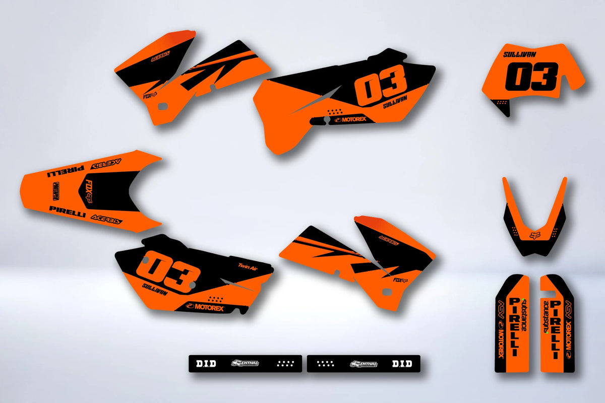 Kit Déco KTM EXC SX 2001-2007 - VANRIS