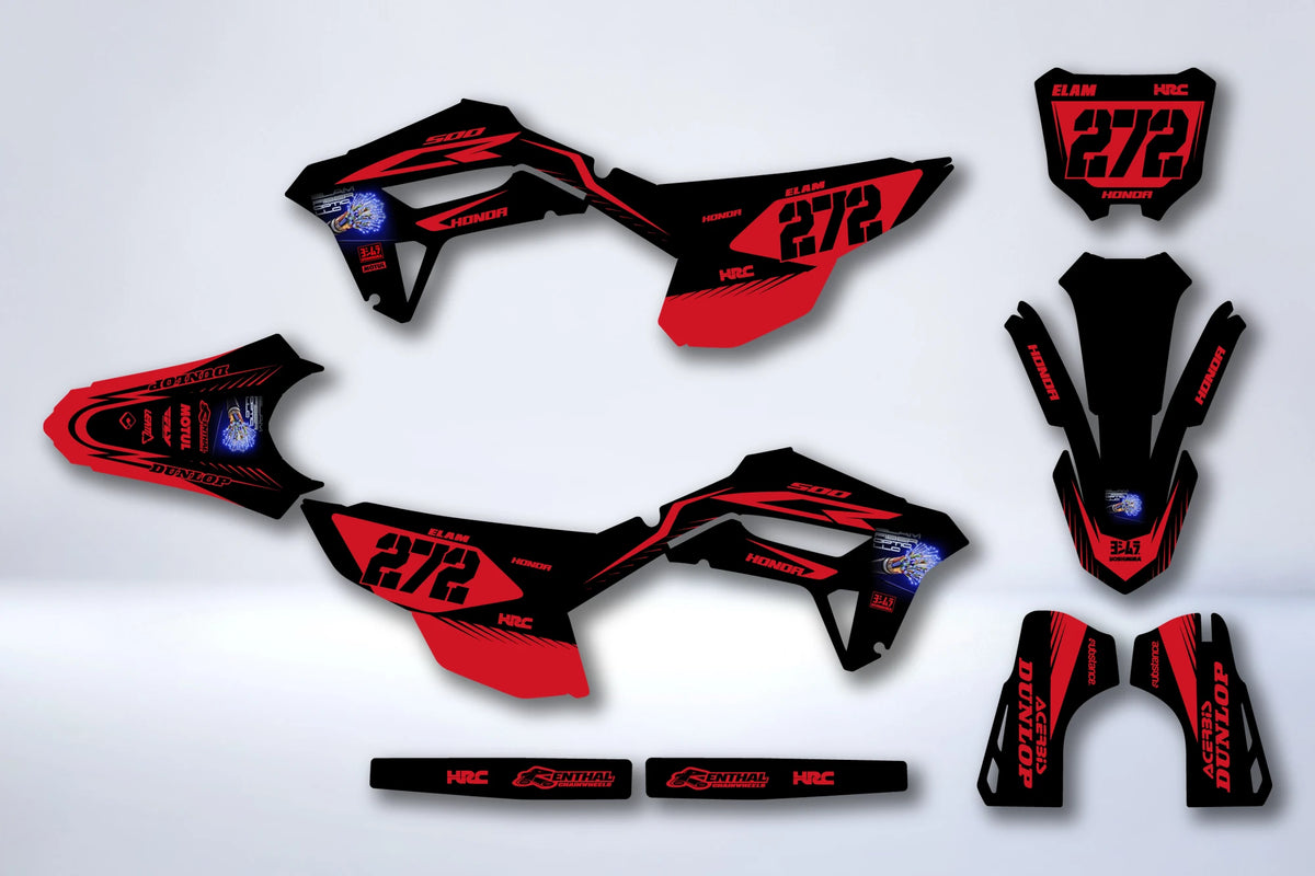 Dekor-Kit HONDA CRF 250 2022-2024 & CRF 450 2021-2024 - NYKXAR