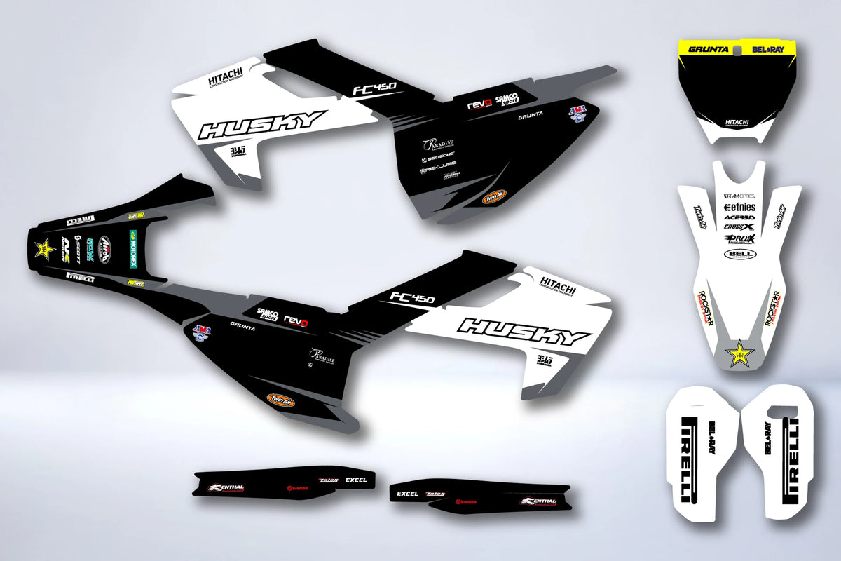 Dekor-Kit HUSQVARNA FE / FC / TE / TC 2016-2018 - WYRNYX
