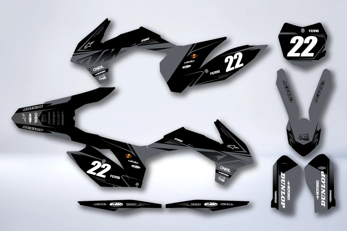 Kit grafiche KTM EXC EXC-F SX SX-F 2013-2016 - VISRAX
