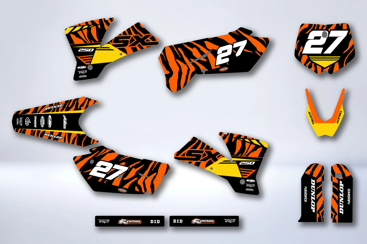 Kit grafiche KTM EXC SX 2001-2007 - WARLIX