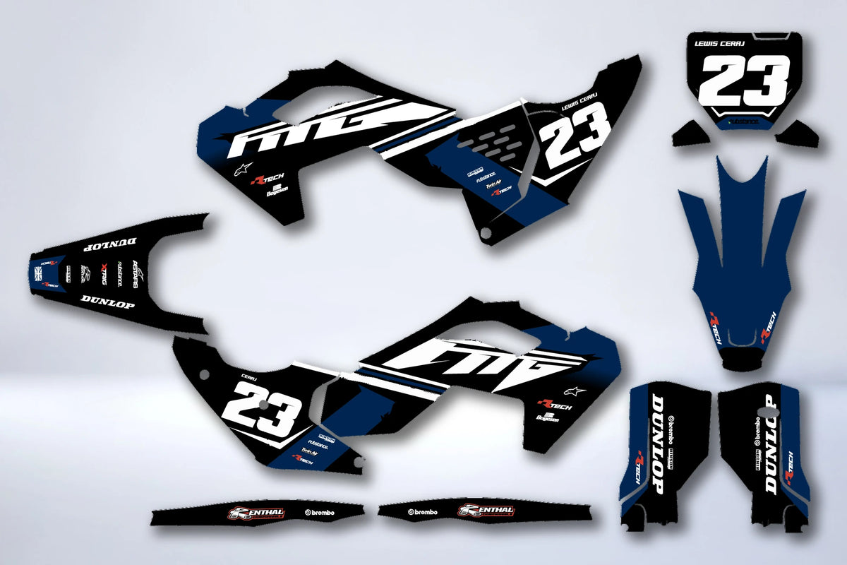 Dekor-Kit HUSQVARNA FC/TC 2023-2024 & TE/FE 2024-2025 - SABRIS