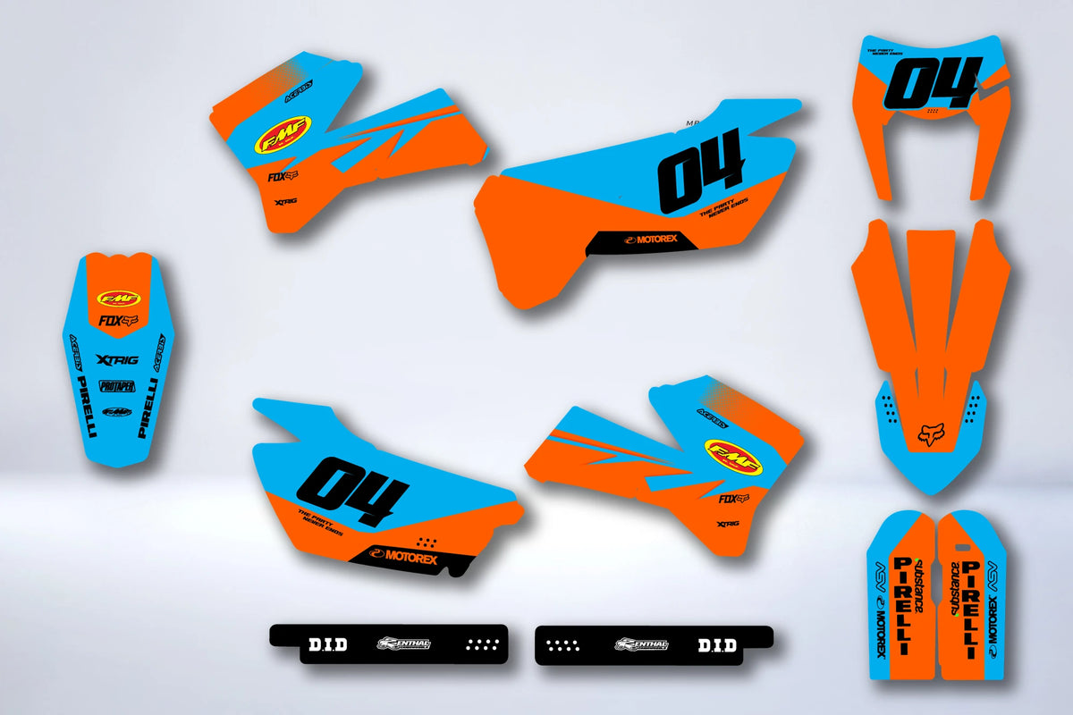 Kit Déco KTM EXC SX 2001-2007 - PYRTRIX