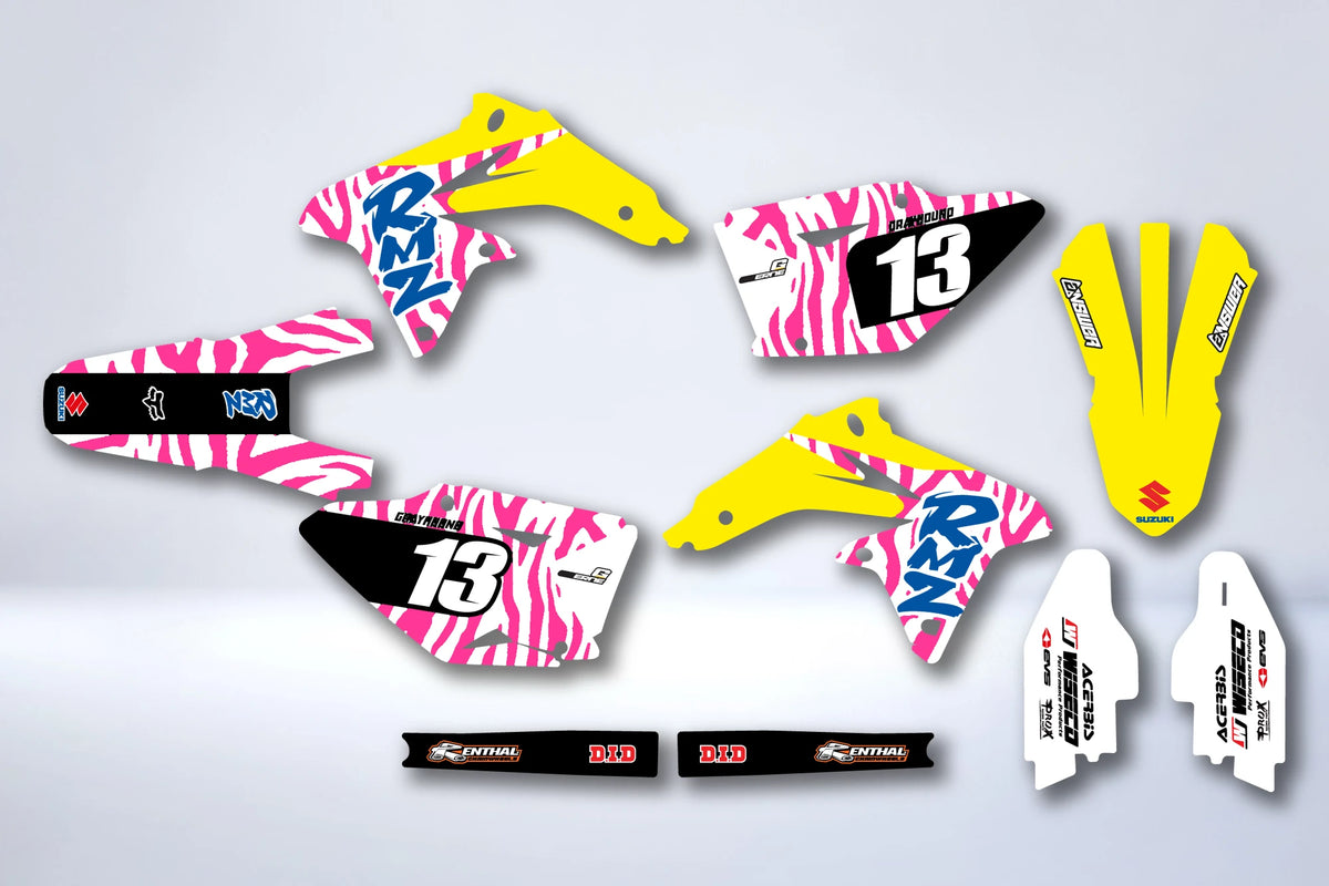 Dekor-Kit SUZUKI RMZ 450 2008-2017 - FUCHSIA