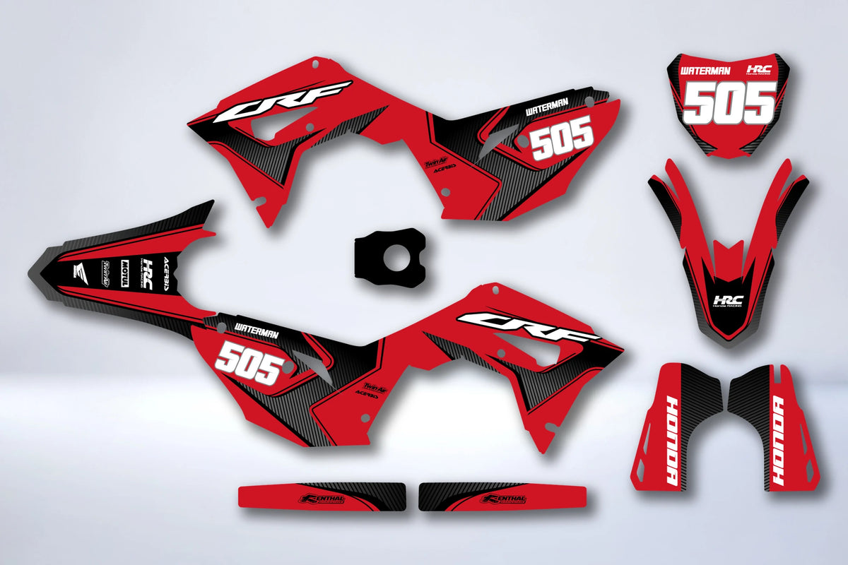 Dekor-Kit HONDA CRF 450 2017-2020 CRF 250 2018-2021 - LOKDAX