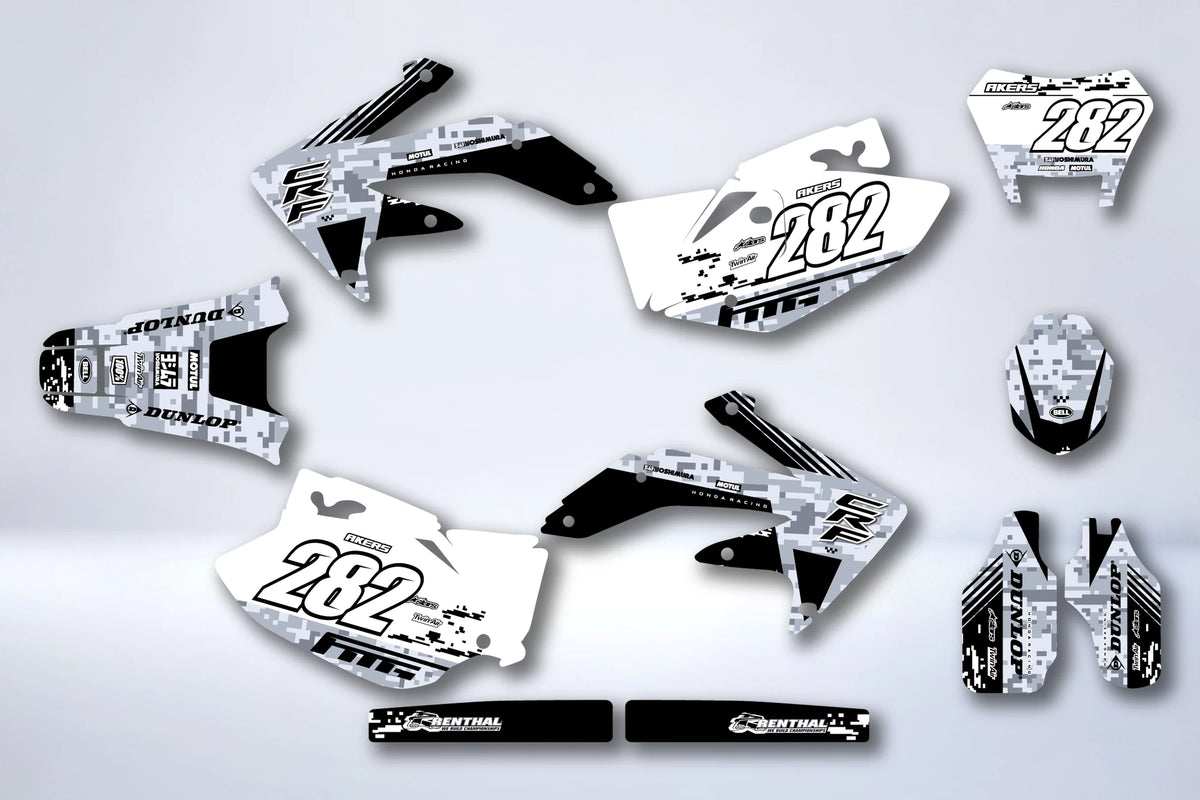 Kit grafiche HONDA CRF 450 2005-2008 - ZULXAR