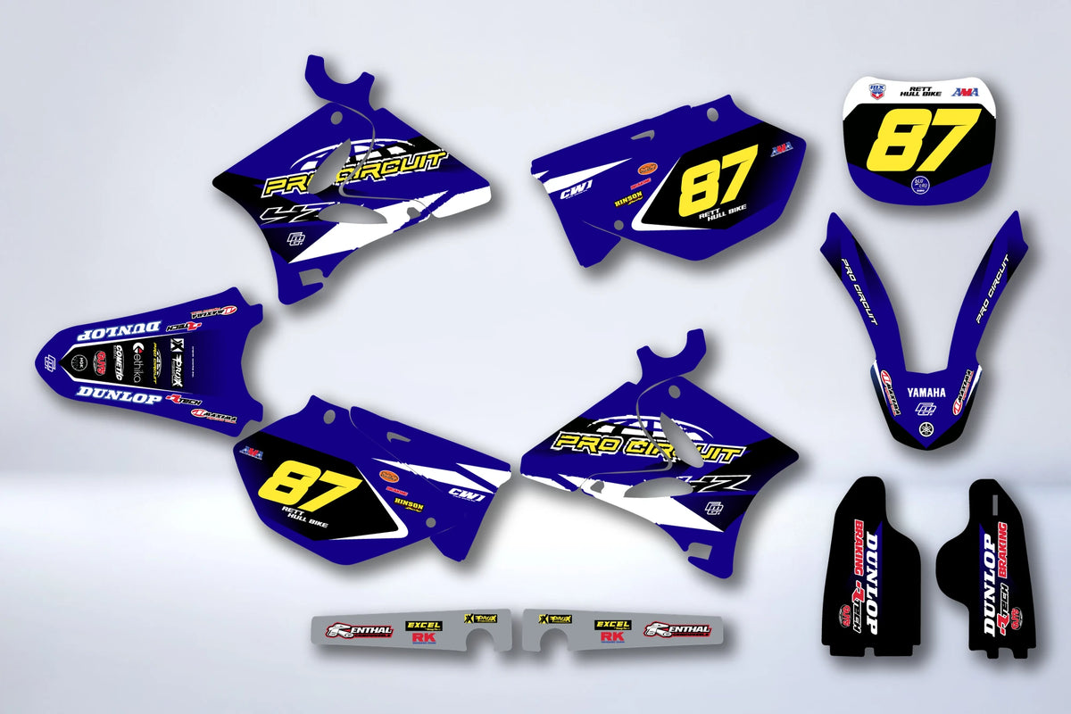 Dekor-Kit YAMAHA YZ 125-250 2002-2014 - MYRDRIX