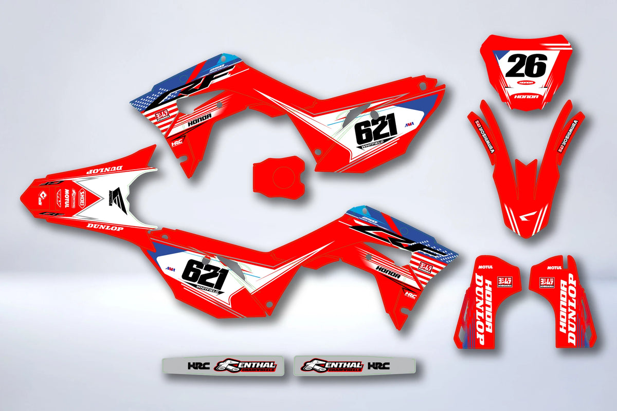 Dekor-Kit HONDA CRF 450 2017-2020 CRF 250 2018-2021 - TUNZEN