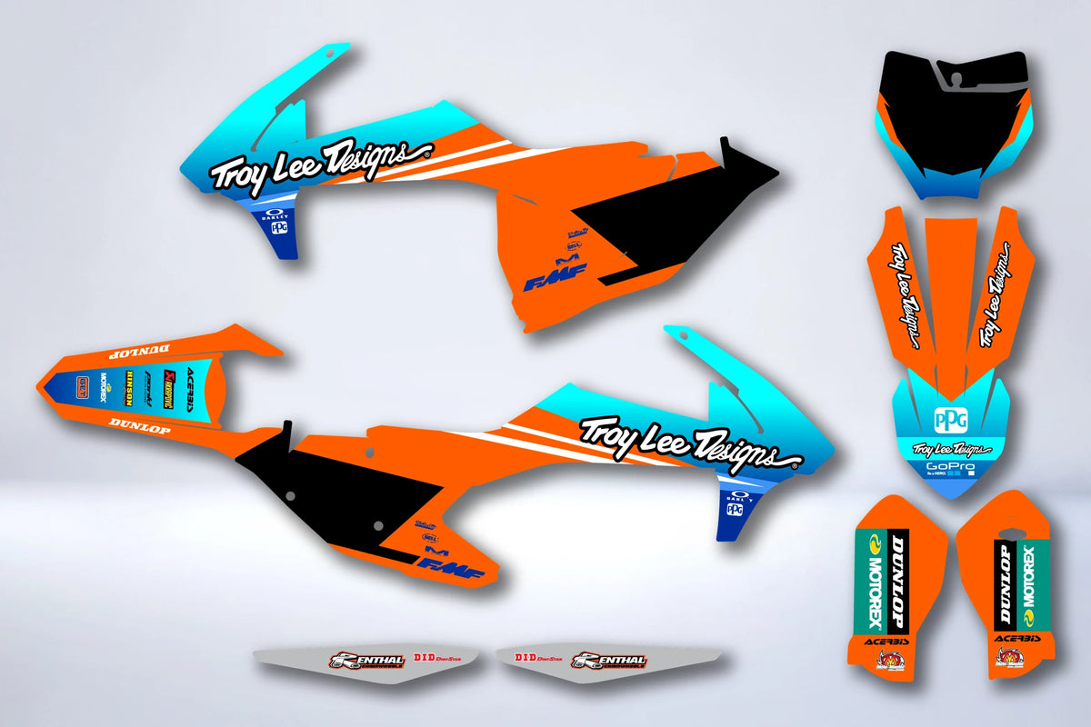 Graphics kit KTM EXC EXC-F SX SX-F 2016-2019 - LYRMAX