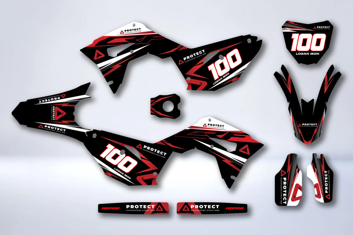 Graphics kit HONDA CRF 450 2017-2020 CRF 250 2018-2021 - DRALIX
