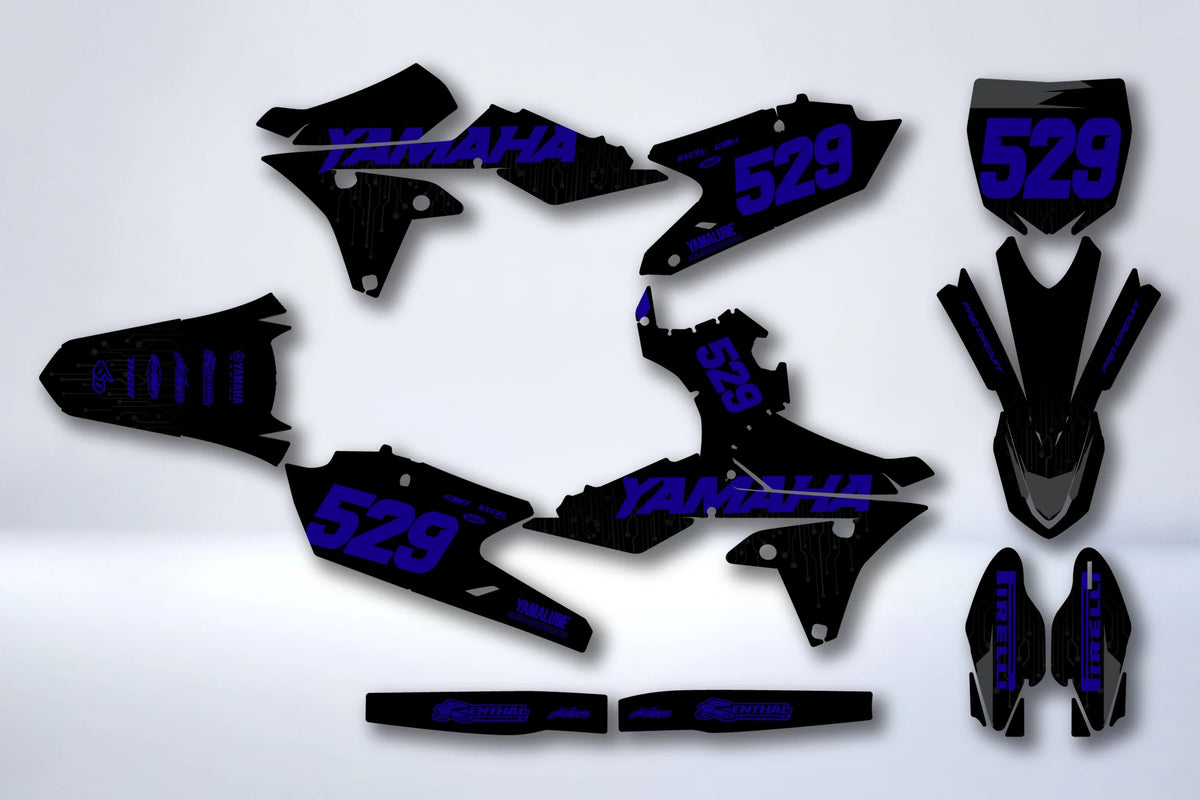 Kit de adhesivos YAMAHA YZF 250-450 2014-2017 - TORNOX