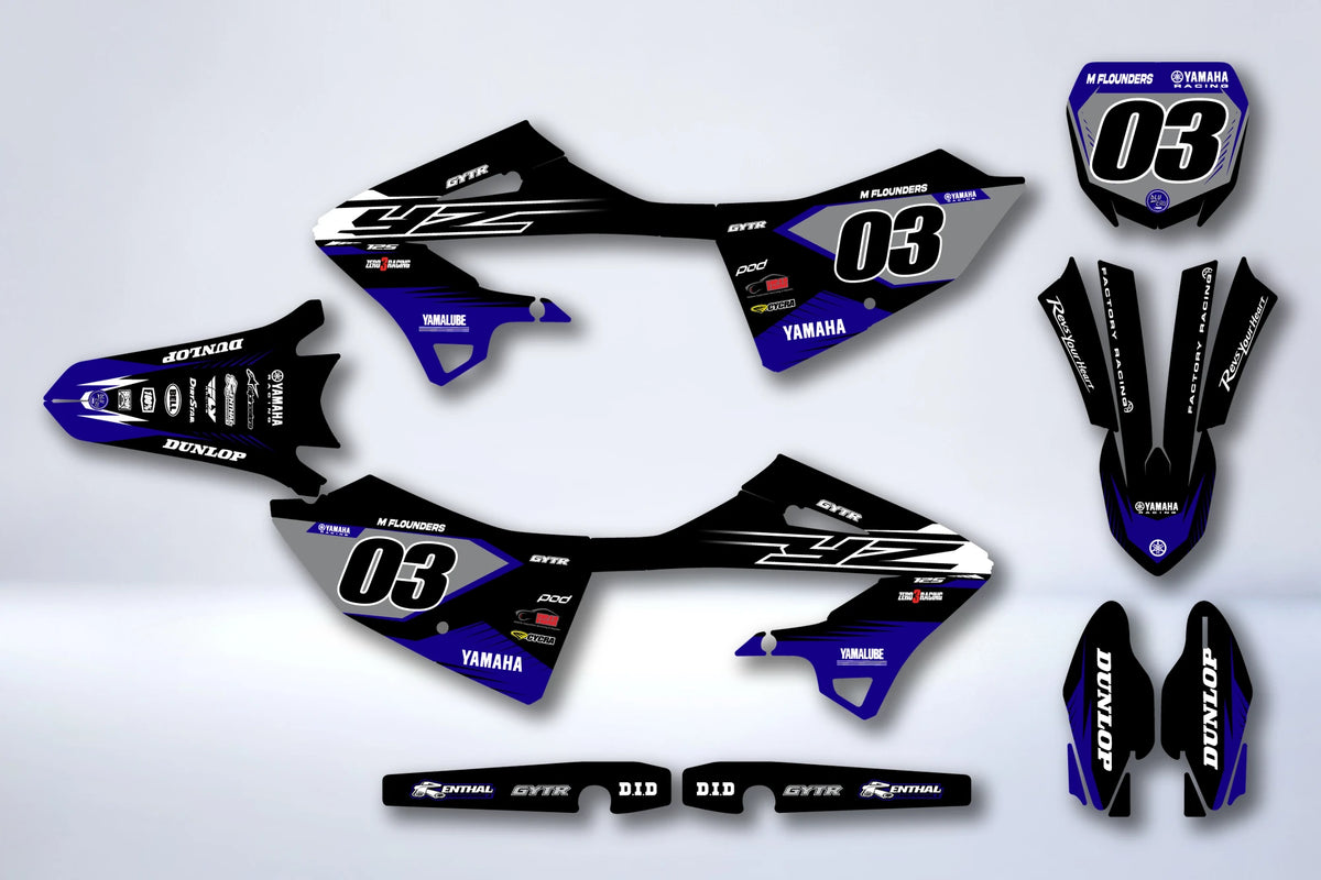 Graphics kit Yamaha YZ 125/250 2022-2026 - KENRAX