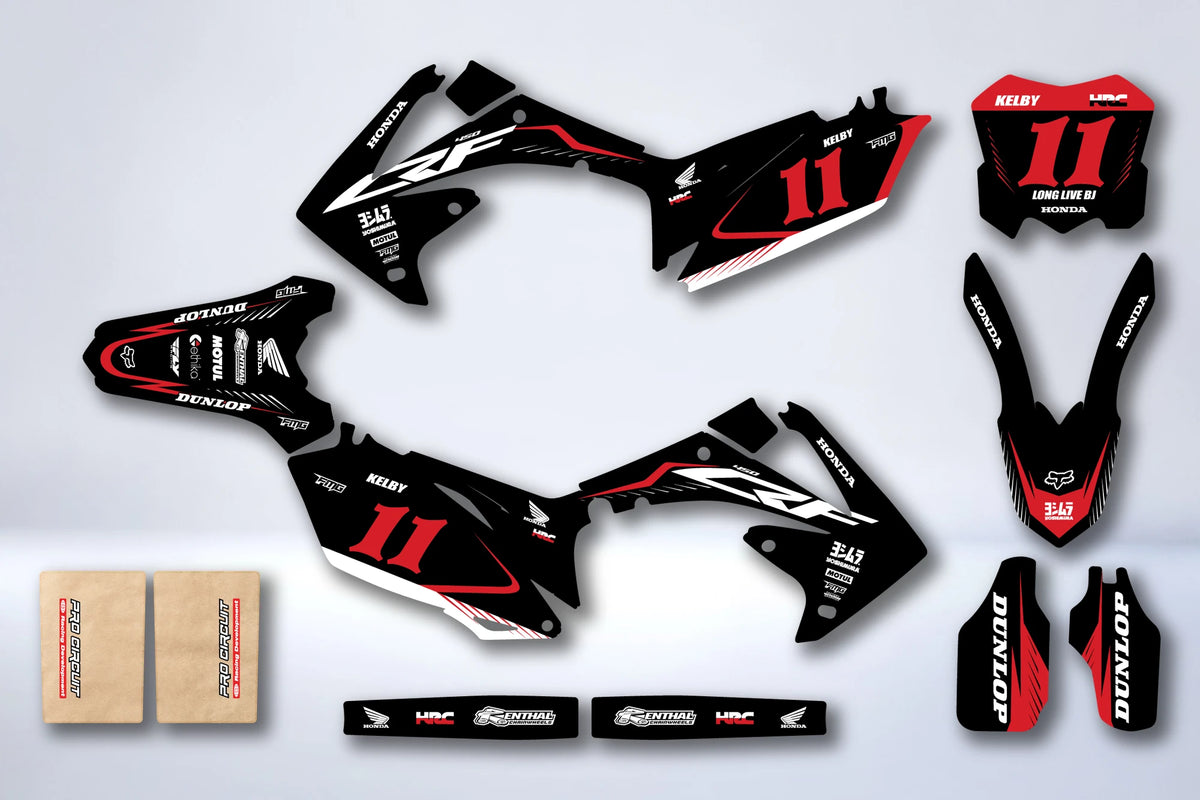 Kit grafiche HONDA CRF 250-450 (2009-2012) - XORGAR
